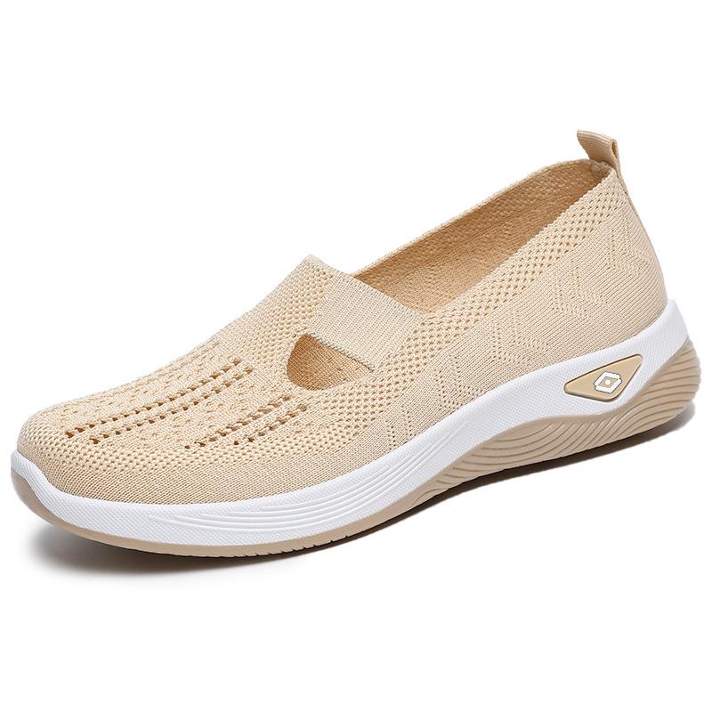 Shoes Women's Large-size Women's Shoes with Soft Soles Pedal Mother Shoes, Mesh Breathable Cloth Shoes KT