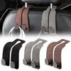 Universal Car Seat Hook Stowing Tidying Phone Holder Suede Hanging Hooks Car Interior Accessories