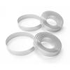 Stainless Steel Perforated Tart & Mousse Ring - Round Baking Mold & Cookie Cutter, Multi-Size