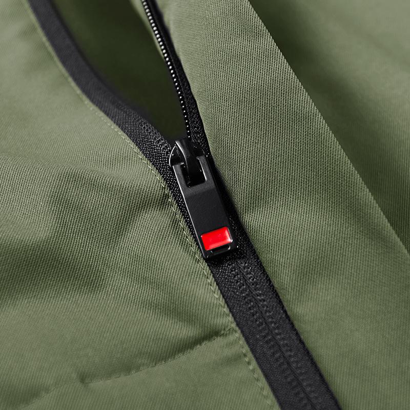 Autumn and Winter New Men's Jacket Men's Daily Simple Korean Style Trendy Casual Hooded Large Size Jacket for Men