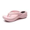 Women's Summer Flip-Flops with Thick Bottom Waterproof and Anti-Slip PVC and PU Insole New Flat Design Women's Outer Wear