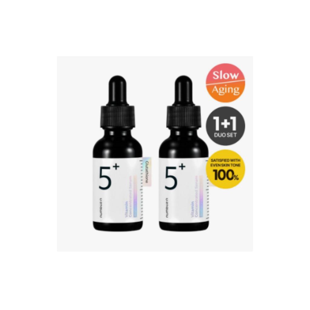 Numbuzin No.5+ Glutacion C Traces Ampoule 30ml + 30ml Duo Planning