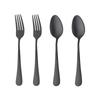BISDARUN Dinner Spoons and Dinner 4 for 2 Stainless Brushed Satin Dishwasher Available In 4 Forks, Pieces, People, 18-0 Steel, Finish, Safe, Colors,