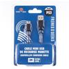 USB Cable - FREAKS AND GEEKS - 3m - Compatible PS3/PSP - 3-Year Warranty - Black
