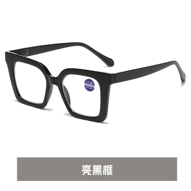 1.0 1.5 2.0 2.5 3.0 Fashionable Floral Reading Glasses Women's Anti Blue Light Spring Hinge Eyes and Legs HD Flat Light Glasses