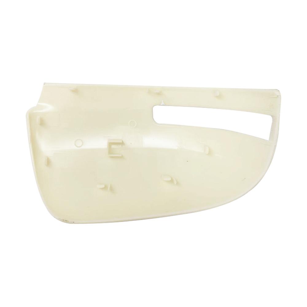 1x Car Primer Left Side Rear View Mirror Cover w/Holes For Mitsubishi Outlander