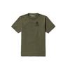 Round Neck Casual Sports Letter Print Short Sleeve T-Shirt Men Tops Green A2534-A58