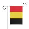 Drapeau - Belgique - 32 X 47.5 Cm - Polyester - Impression Recto/verso - Jardin Extérieur