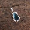 Swiss Blue Topaz Stone 925 Silver Daughter Gift Engagement New Pendant Jewelry PP-54-7