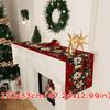 New Year Xmas Table Flag Cover Santa Claus Christmas Tablecloth  Christmas Party