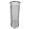 Cold Brew Coffee Filter Stainless Steel Reusable Wide Mouth Mesh Cylindrical Filter with White