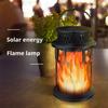 Garden Solar Lantern with Flickering Flame Effect Automatic On/Off IP65 Waterproof Easy Installation Solar Hanging Light Indoor Outdoor Decor