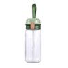 Kids Water Bottle with Straw Lid Drinking Water Bottle with Carrying Strap Marking Large Capacity