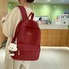 Japanese Casual Versatile Junior High School Student Schoolbag Female Campus Commuter Backpack Lightweight High School College Student Backpack Male