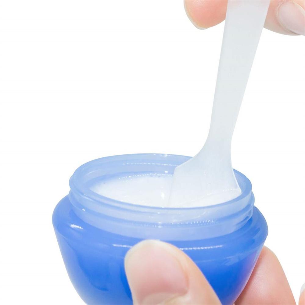 50 Pcs Plastic Spatula Set, 4 Colors 8.2x1.5cm Cosmetic Mixing Paddles for Creams Face Mask Makeup