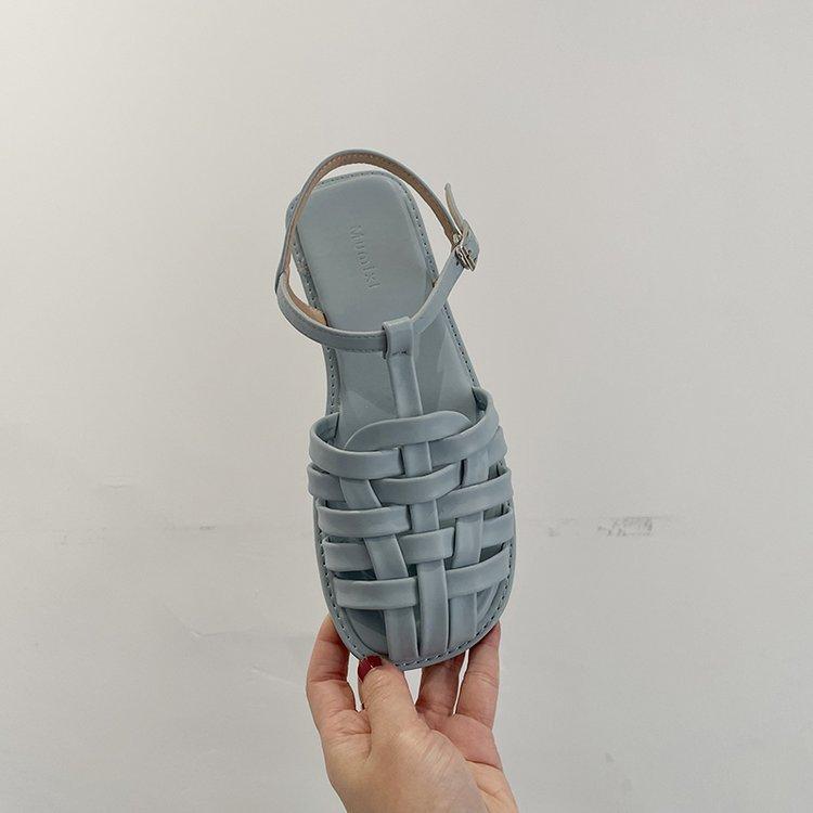 Women's Gladiator Sandals 2024 New Summer Women's Casual Trend Flat Sandals Fashion Elegant Weave Comfortable Sandals Sandalias