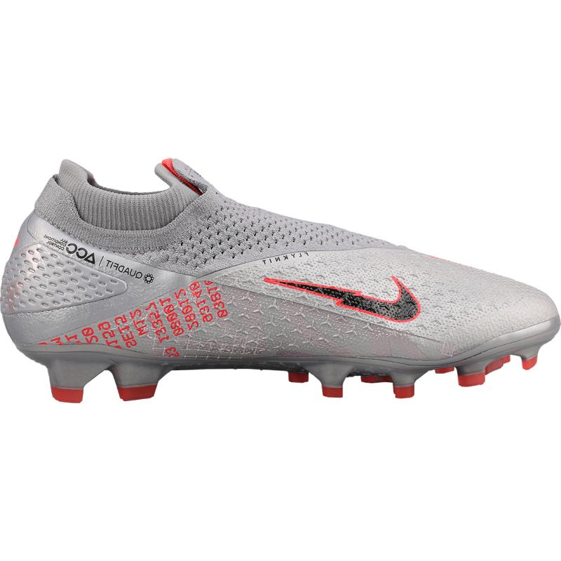 Nike Кроссовки Phantom Vision 2 Elite Df Fg Металлический серый малиновый CD4161-906