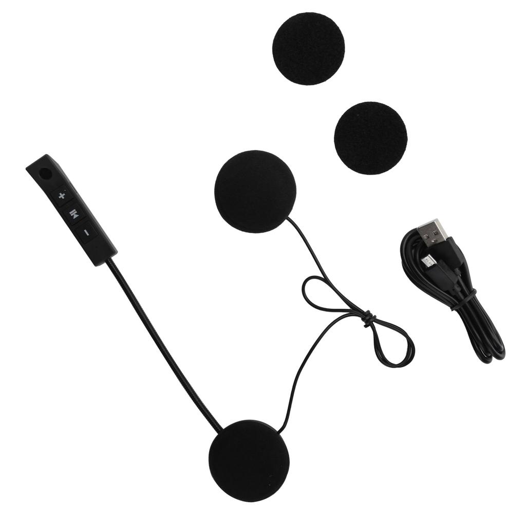 Bluetooth Motorcycle Helmet Wireless Noise Reduction Earphones with Mic Stereo Headset