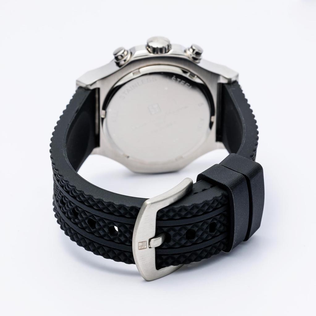 Salvatore Marra Men's Waterproof Analog Chronograph Watch, White Quartz, with Watch Cloth, WHBK [Parallel Import]