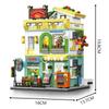 Architectural Building Blocks Shopping Store Building Blocks Girls Toy City Series Assembly Puzzle Model Boys Toy Kids Gift