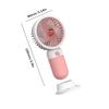 Desktop Table Cooling Fan with Detachable Base Personal Cooling Fan Cute Design Desk Cooling Face Fan for Indoor Outdoor Travel