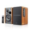 Edifier R1280DBs Powered Bookshelf Speaker Bluetooth Subwoofer Output and Precision Remote Amplifier 42W Theater Brown V5.1, [Upgraded] Control,