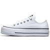 Chuck Taylor All Star Platform Low Top Muffin Platform Low Top Canvas Shoes Women's Pure White