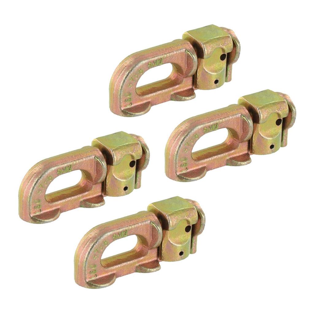 4x Cargo Control L Track Double Stud Fitting Cargo Control Trailer Parts L Track Double Camper Van
