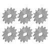 6Pcs Chain Sprocket Wheel Bike Speed Cut Motor Accessory 420 Type 14 Teeth Inner Dia 12x17mm