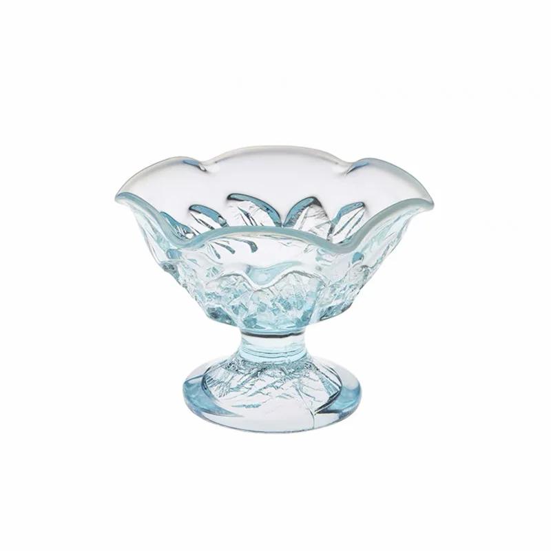 Colored Glass Dessert Cups Ice Cream Cup.Japanese High-end Ice Cream Cup Creative Drinkware Drinking Glasses for Water Coffee