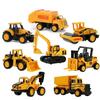 8 Types Children's Forklift Simulation Inertial Excavation Engineering Vehicle Excavator Model Toys