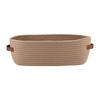 Cotton Rope Woven Basket Storage Basket Simple Toilet Basket with Handles for