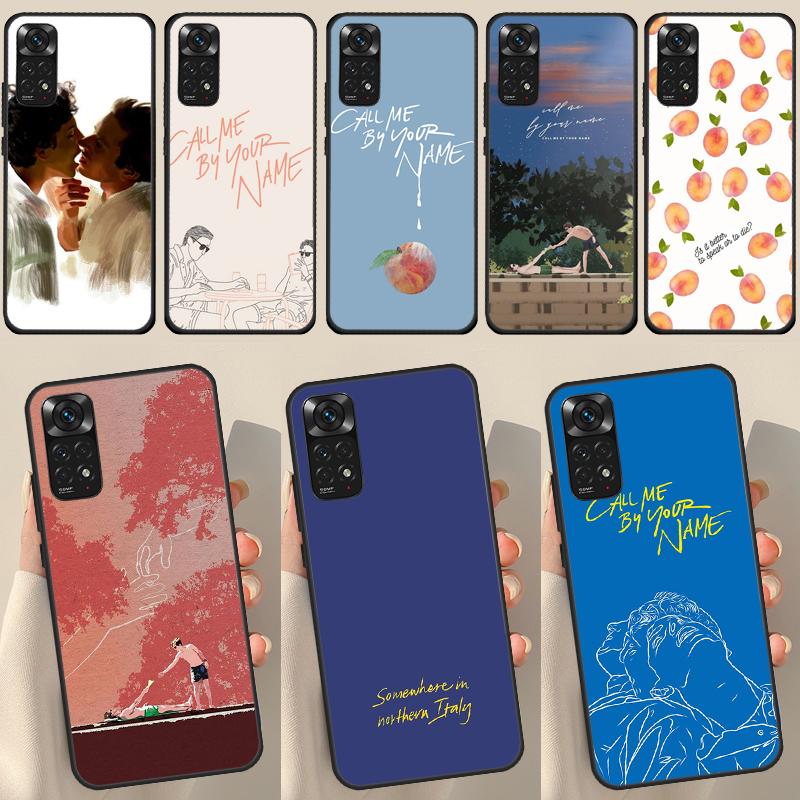 Call Me By Your Name For Redmi Note 12 Pro Plus Cover For Redmi Note 10 8 9 11 Pro 12S 11S 10S 9S 9C 10C 12C Case
