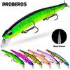Floating Minnow Lure Bait 15cm/19cm Plastic Biomimetic Bait for Freshwater Sea Fishing, Perch with Upturned Mouth