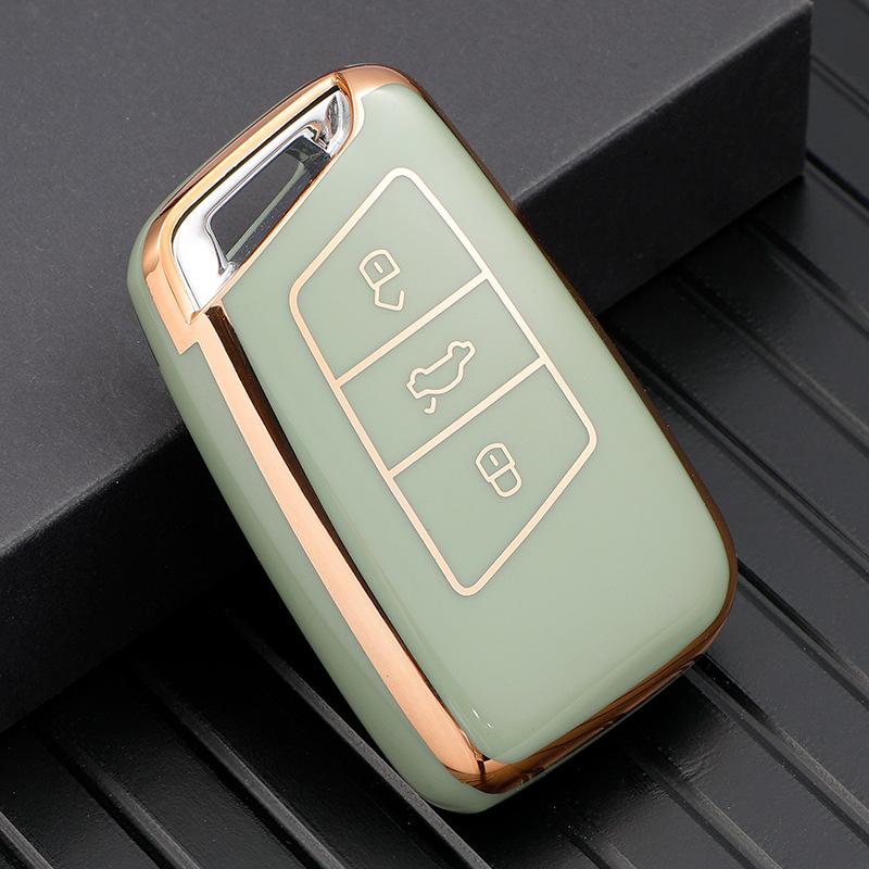 Soft TPU Car Remote Key Case Cover Holder Shell Fob For Volkswagen VW Magotan Passat B8 For Skoda Superb A7 Accessories
