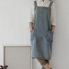 Canvas Washed Denim Advertising Apron Kitchen Bib Work Clothes