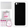 apgo Protective Skin Sticker for the Back Compatible with Oppo A1k, Wrap Film, Foil, Vinyl - Pattern Matte Black