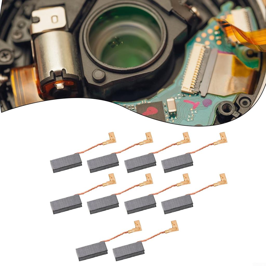 5X8X19mm 10 Pcs Motor Carbon Brushes 8 Size A26 For Electric Motor Tool Repair