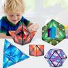 New 3D Changeable Magnetic Magic Cube Kids Deformation Geometric Cube Toys Adults Stress Relief Educational Toys For Children