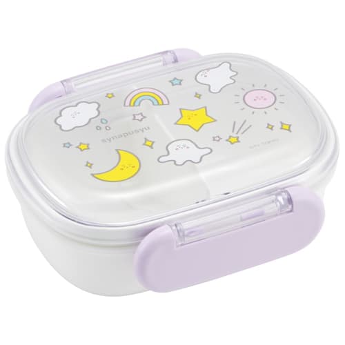 Skater Children's Lunch Box, Small Size, 1 Tier, 270ml, Fluffy Dome Shape, Kids Lunch, Antibacterial Treatment, Made In Japan, Shinapushu, Girls QAF1A