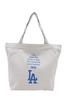 [Major League Baseball] Canvas Tote Bag SCV-03 Dodgers Gray