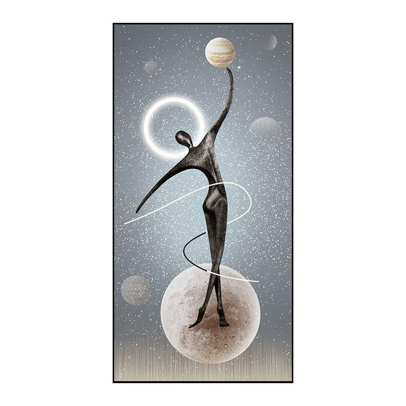 Modern Luxury Statue Canvas Posters and Prints 3D Sculpture Decorative Painting for Porch Interior Room Wall Decoration Wall Art