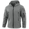 Men's Warm Tactical Fleece Jacket Zip Up Thicken Polar Hoodie Winter Outdoor Sport Hiking Hooded Coat Pocket