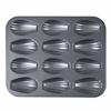 Silicone Baking Tray (with 12 Shell-shaped Madeleine Molds)