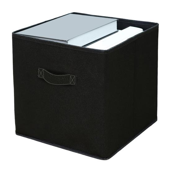 Fabric Storage Cube with Handle Large Capacity Easy Access Foldable Heavy-Duty Toys Clothes