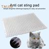 6/12 Pcs Cat Scat Mat Pet Deterrent Mat with Spike Pet Training Mat for Keeping Cats Dogs Away from Plants Furniture Indoor Outdoor Use