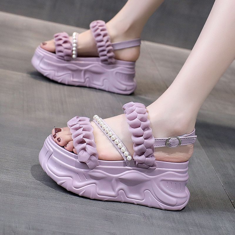 Women's Sandals New Summer Sports Fashionable Stylish Versatile Casual Niche Platform Increased Platform