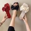 Women's Slippers  Platform Shoes Sandals Female 2024 Sexy Bow  Flat Slippers for Ladies Beach Vacation Women Summer Flip-flops