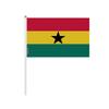 Drapeau Mini - Ghana - 30 X 45 Cm - 50 Pièces - Polyester - Léger - Recto/verso