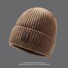 Beanie Knitted Cap Hat Winter Protection Solid Color Caps Outdoor Gift Unisex